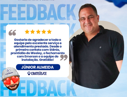 Depoimento de Júnior Almeida sobre atendimento, instalação e pós-venda da ZL Engenharia